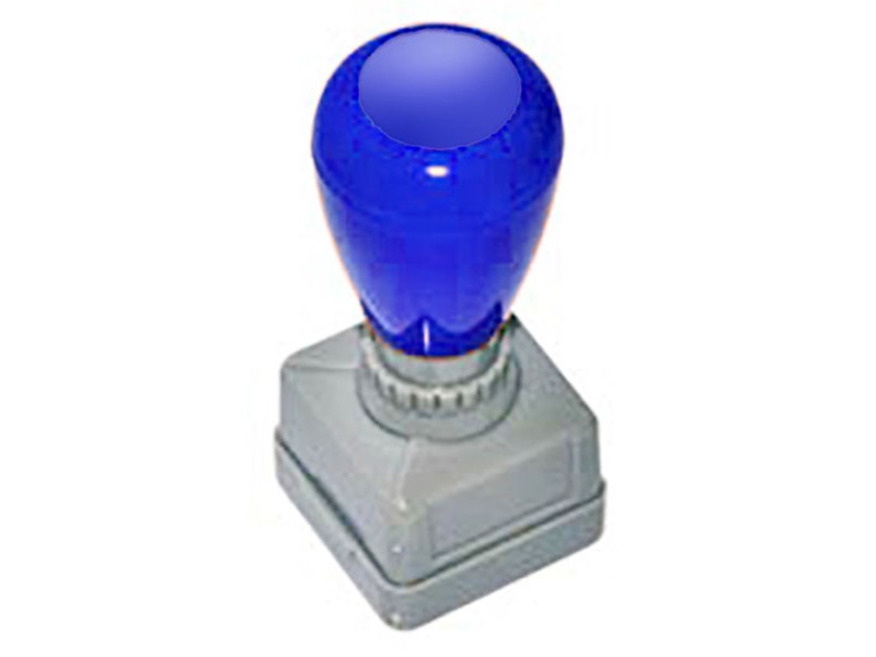 Square Shape Rubber Stamp